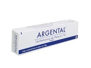 Argental Cream 1% Silver Sulfadiazine - For Wound Care & Burn Relief