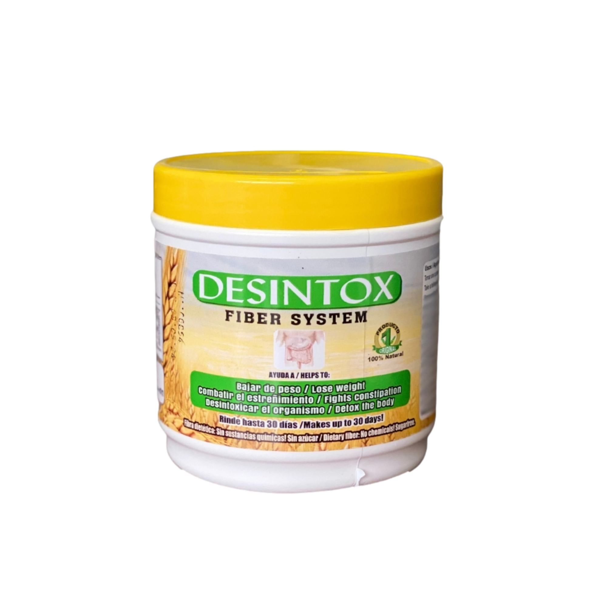 Desintox  Fiber System 225 G  Flavor  Strawberry | Orange  |   Natural |