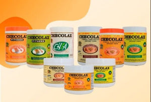 CHECOLAX Slimming Flavors Orange, Natural, Chia Seed and Cinnamon Colon Cleanse