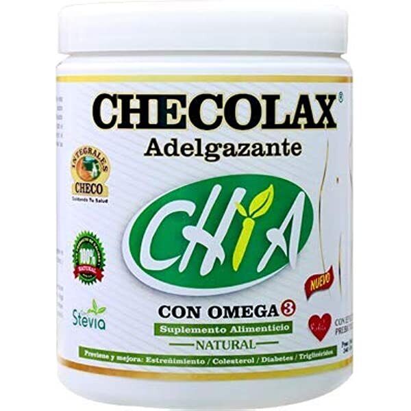 CHECOLAX Slimming Flavors Orange, Natural, Chia Seed and Cinnamon Colon Cleanse