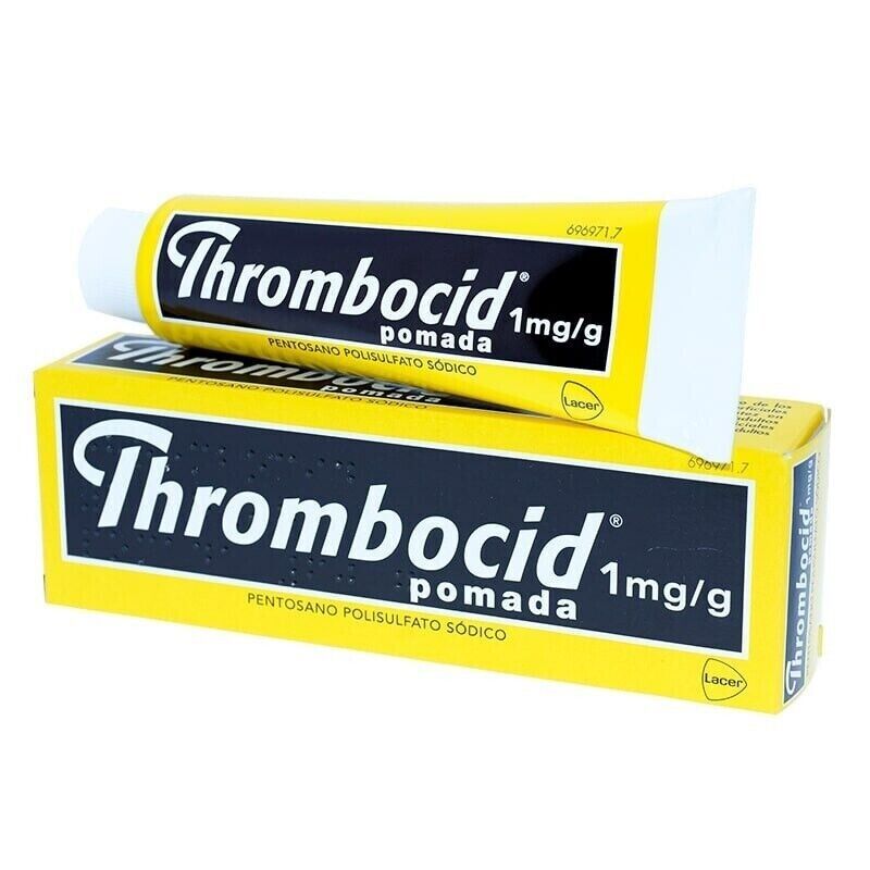 Thrombocid ointment 30 Grams for bruises and bruises